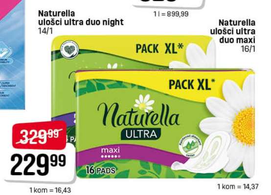 Naturella ulošci ultra duo maxi