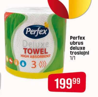 Perfex ubrus deluxe troslojni