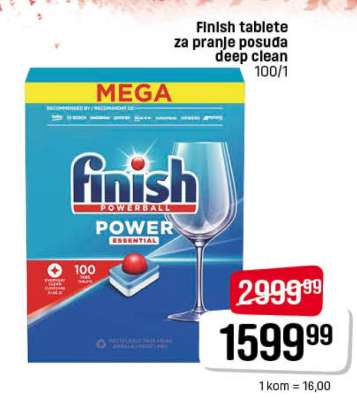 Finish tablete za pranje posuđa deep clean