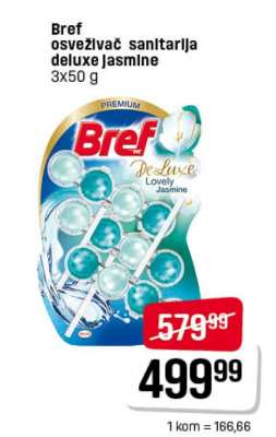 Bref osveživač sanitarija deluxe Jasmine