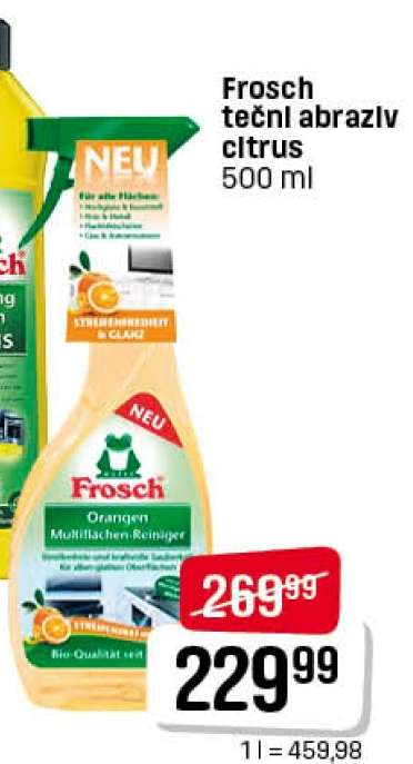 Frosch tečni abraziv citrus