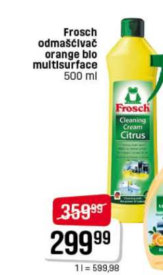 Frosch odmašťovač orange blo multisurface 500 ml