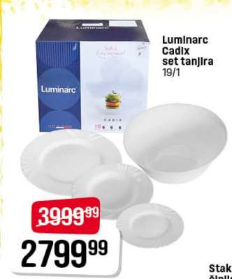 Luminarc Cadix set tanjira 19/1