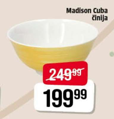 Madison Cuba činija