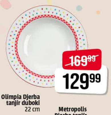 Olimpia Djerba tanjir duboki 22 cm