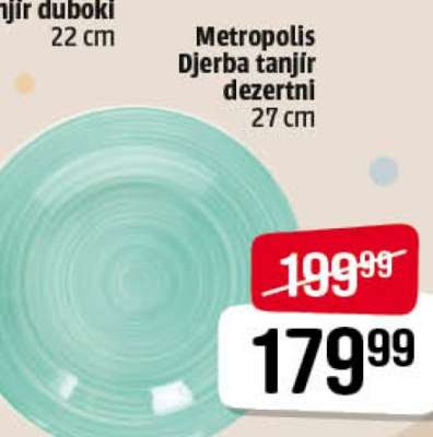 Metropolis Djerba tanjir dezertni 27 cm
