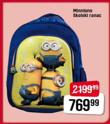 Minnions školski ranac