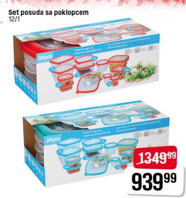 SET POSUDA SA POKLOPCEM