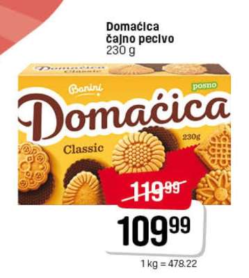 Domaćica čajno pecivo