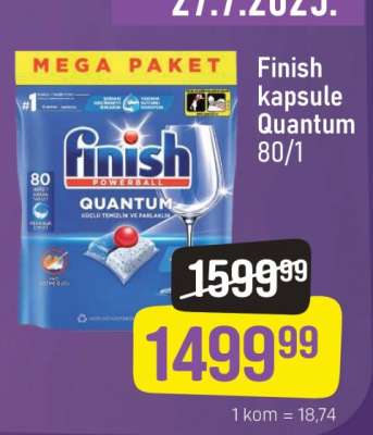 Finish kapsule Quantum 80/1