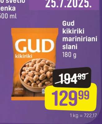 Gud kikiriki marinirani slani