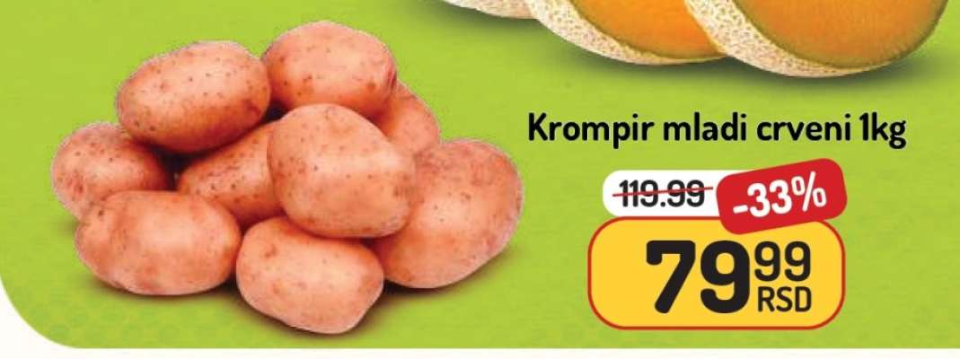 Krompir mladi crveni 1kg