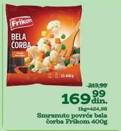 Smrznuto povrće bela čorba Frikom 400g