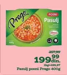 Pasulj posni Prego 400g