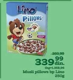 Musli pillows bp Lino
