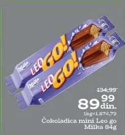 Čokoladica mini Leo go