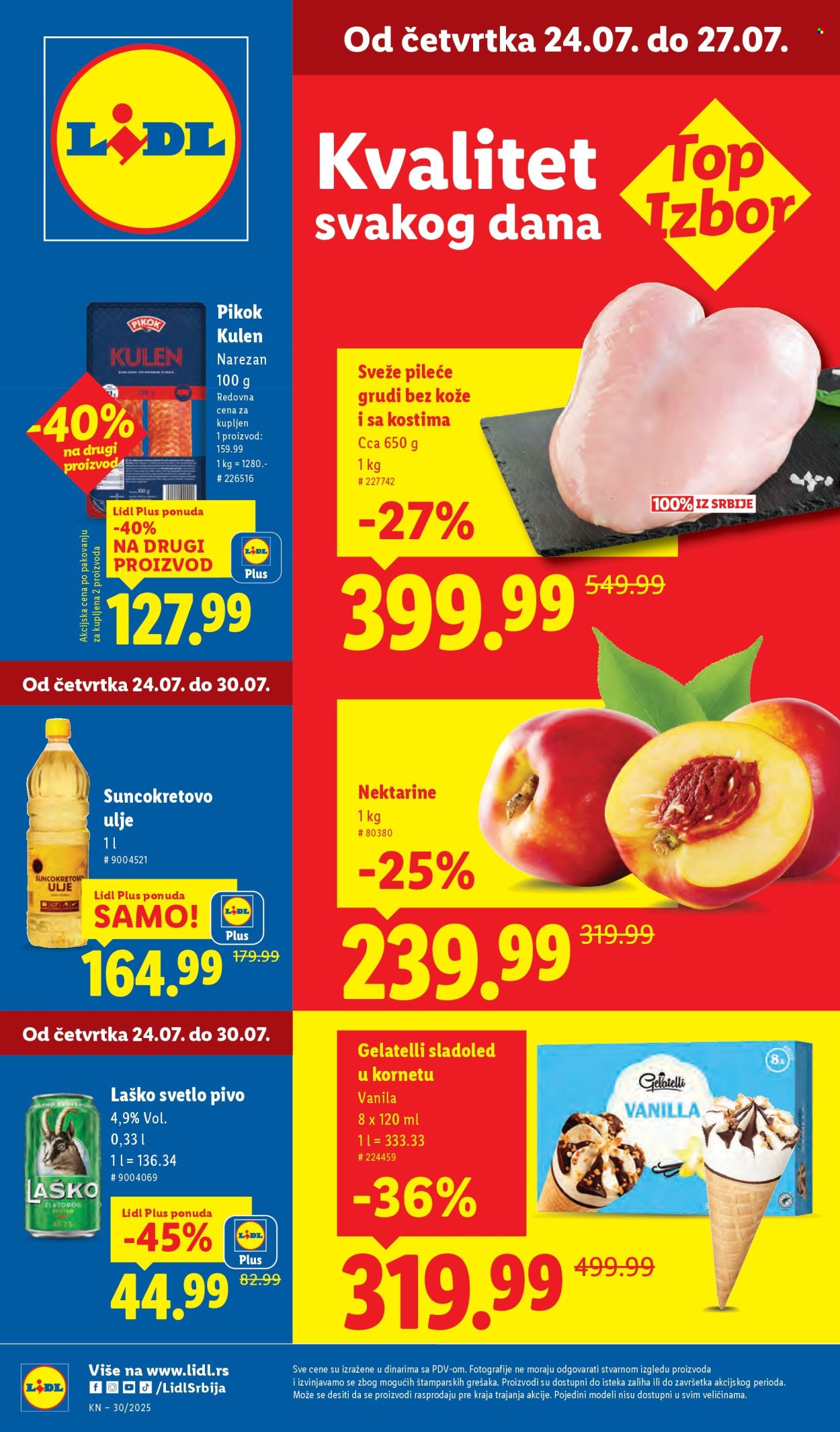 Lidl katalog - 24.07.2025 - 30.07.2025. Stranica 1
