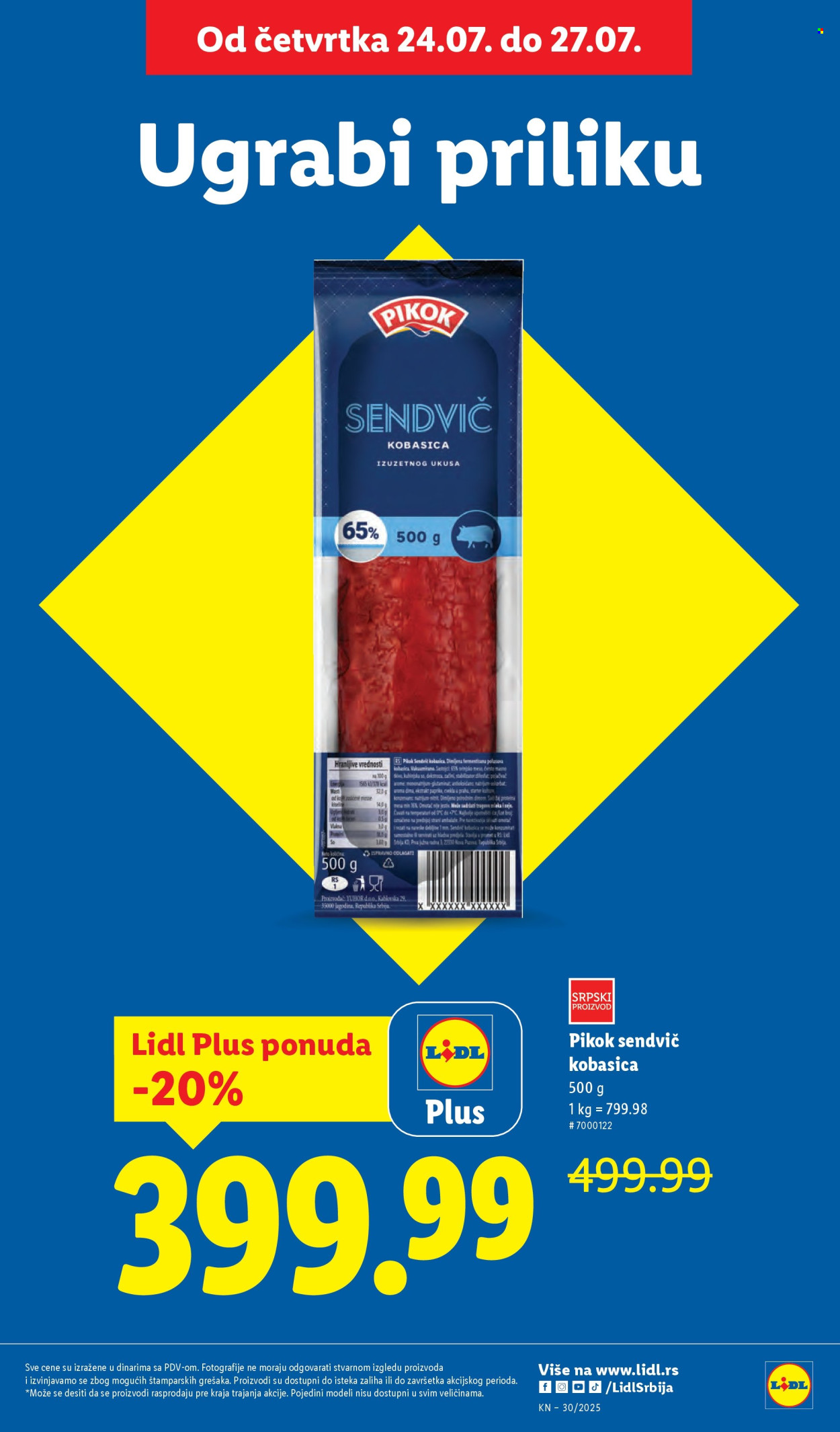 Lidl katalog - 24.07.2025 - 30.07.2025. Stranica 3