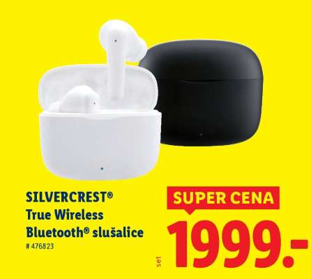 SILVERCREST True Wireless Bluetooth slušalice