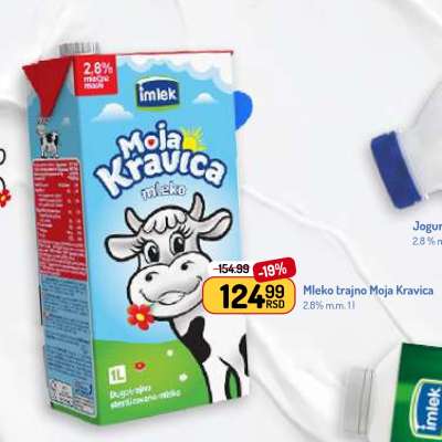 Mleko trajno Moja Kravica