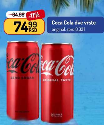 Coca Cola dve vrste