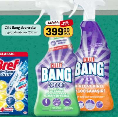 Cillit Bang dve vrste