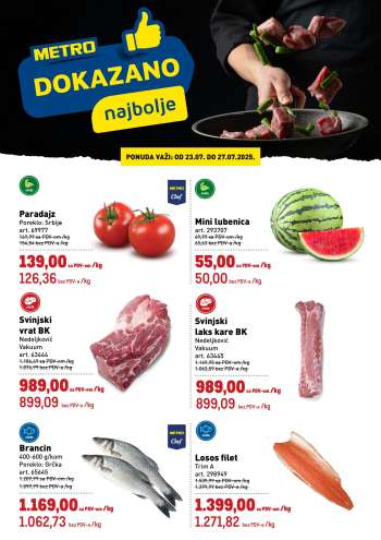 Metro katalog - 23.07.2025 - 27.07.2025.