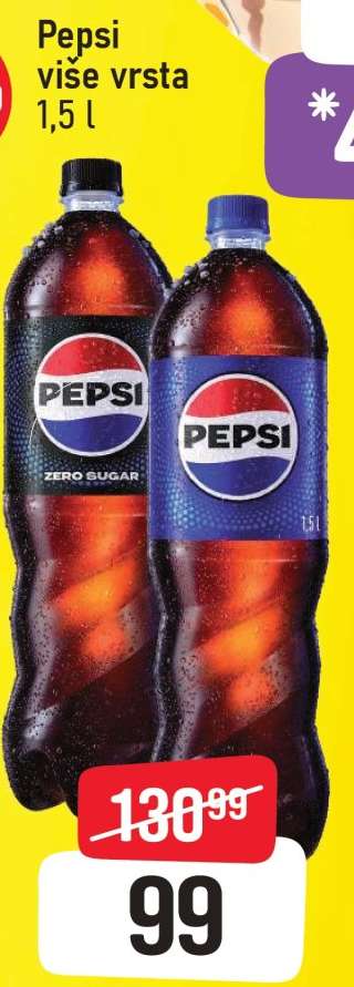 Pepsi više vrsta 1,5 l