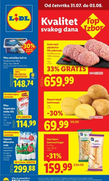 thumbnail - Katalog Lidl - Pogledajte naše ponude - Prehrana