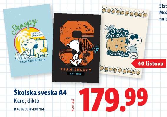 Školska sveska A4