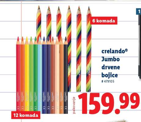 crelando Jumbo drvene bojice