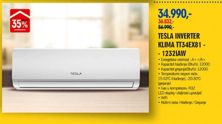 TESLA INVERTER KLIMA TT34EX81 - 12321AW