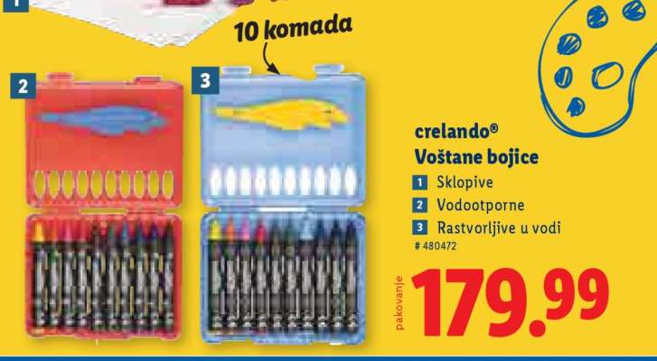 crelando® Voštane boje