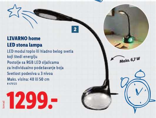 Livarno Home LED stona lampa