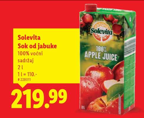 Solevita Sok od jabuke