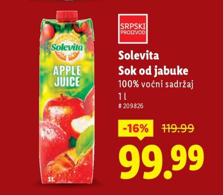 Solevita Sok od jabuke