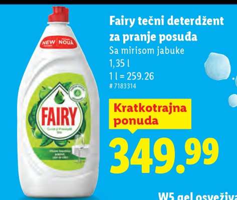 Fairy tečni deterdžent za pranje posuđa