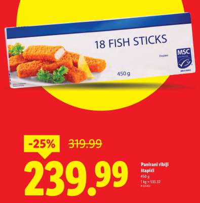 18 Fish Sticks