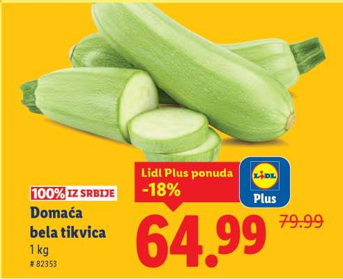 Domaća bela tikvica
