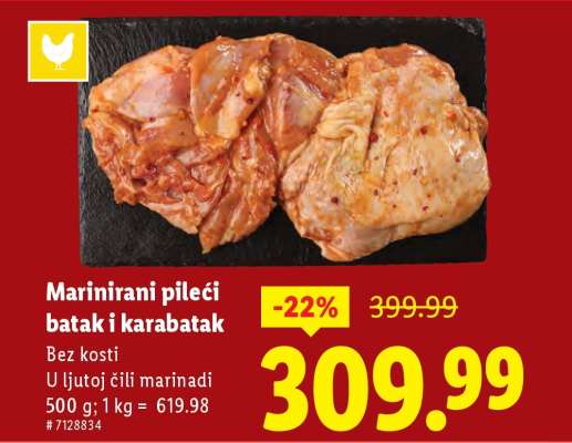 Marinirani pileći batak i karabatak