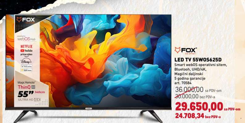 LED TV 55WOS625D
