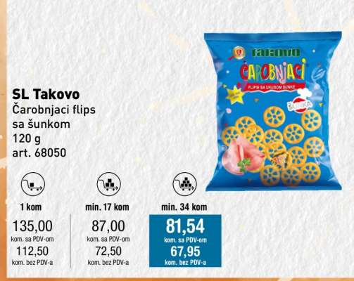 SL Takovo Čarobnjaci flips sa šunkom