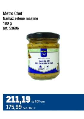 Metro Chef Namaz zelene masline