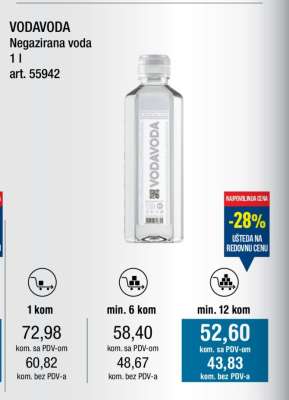 VodaVoda negazirana voda 1 l