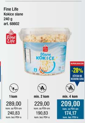 Fine Life Kokice slane