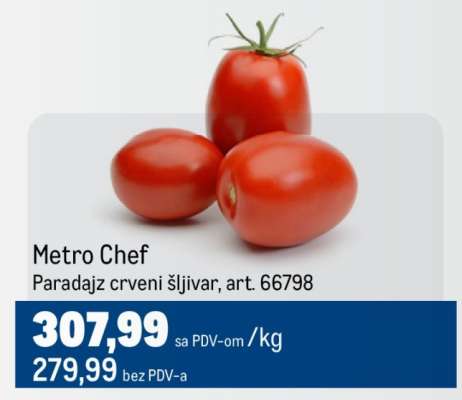 Metro Chef Paradajz crveni šljivar