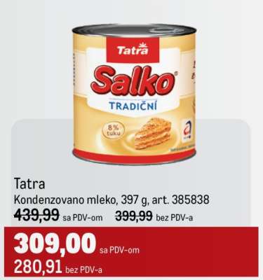 Tatra Kondenzovano mleko