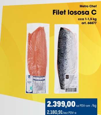 Filet lososa C