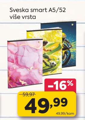 Sveska smart A5/52