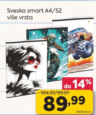 Sveska smart A4/52